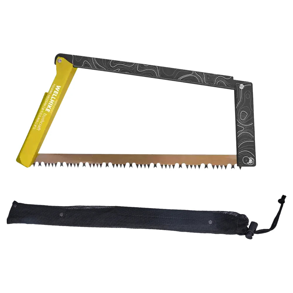 Folding Saw With Storage Bag Aluminum Alloy Camping