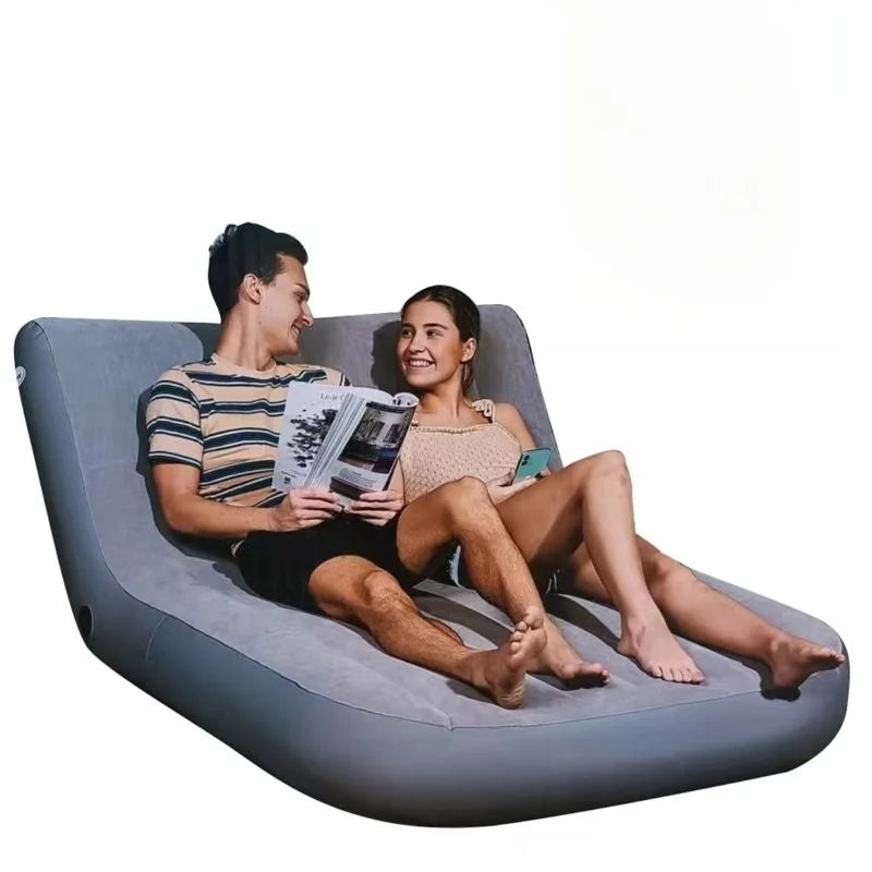 Thickened Double-layer Stand-up Paddle Board Inflatable Surfing Board Stable Outdoor Water Sports Family Camping Travel Gear