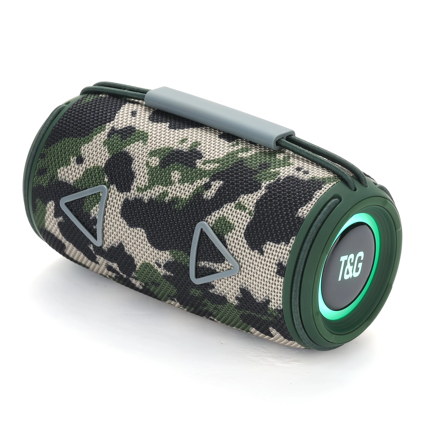 TG657 Portable Wireless Outdoor Speaker,16W HD Stereo Sound,Colorful RGB LED Lights,1500mAh Rechargeable Battery,Hands-Free Call,TWS Pairing,Multi-Mode Playback,Waterproof Outdoor Bluetooth Speaker