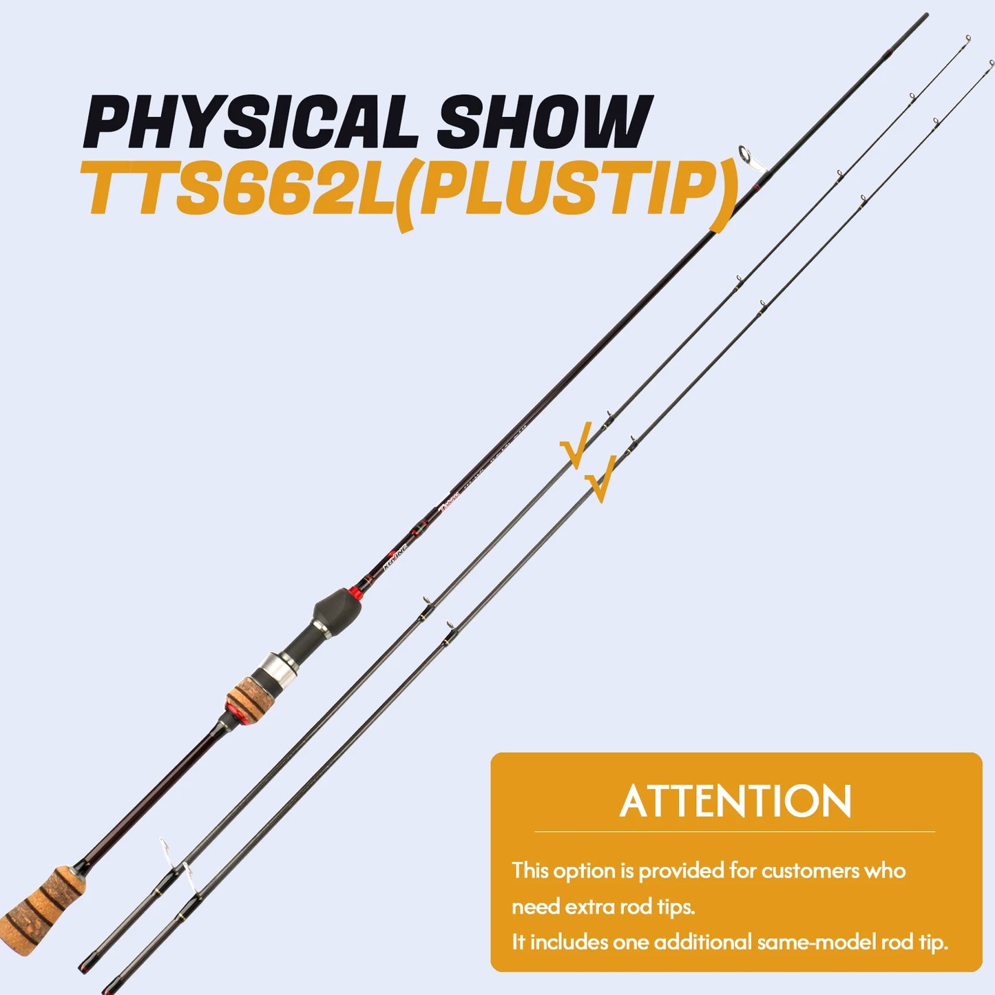 Deliver from USA KUYING TETON TTC662L TTC632UL TTS662L TTC602LS TTS602LS Fishing Lure Rod Casting Spinning River Stream Carbon