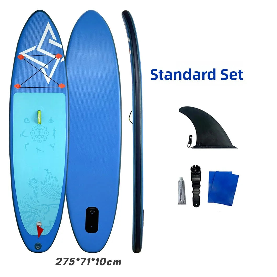 Thickened Double-layer Stand-up Paddle Board Inflatable Surfing Board Stable Outdoor Water Sports Family Camping Travel Gear