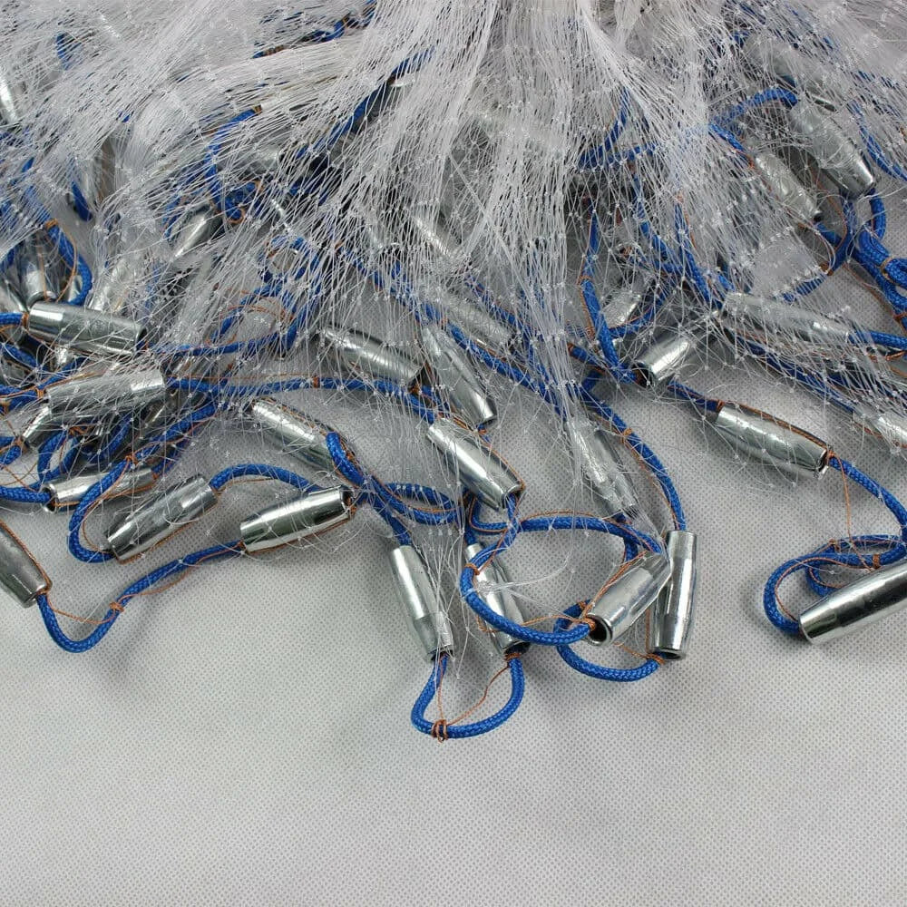 Nylon Monofilament&Steel&Copper Fishing Cast Net Cast Net with Sinker 14 Ft Fishing Cast Net