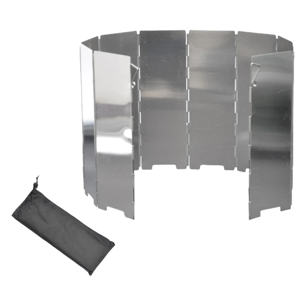 JOCESTYLE Aluminum Foldable Wind Shield For Gas Stove