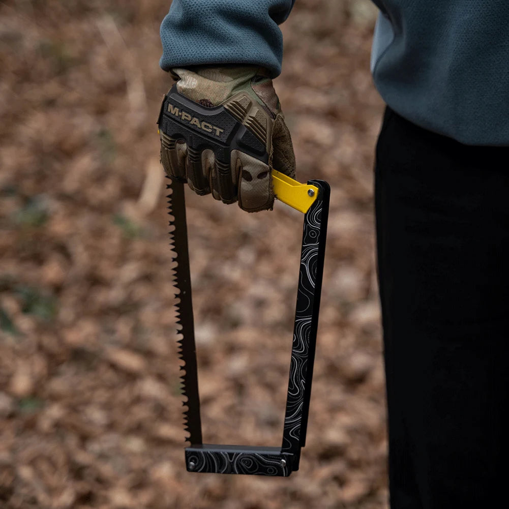 Folding Saw With Storage Bag Aluminum Alloy Camping