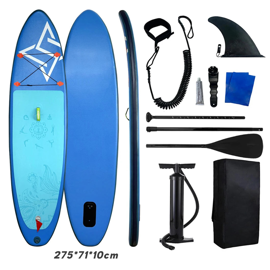 Thickened Double-layer Stand-up Paddle Board Inflatable Surfing Board Stable Outdoor Water Sports Family Camping Travel Gear