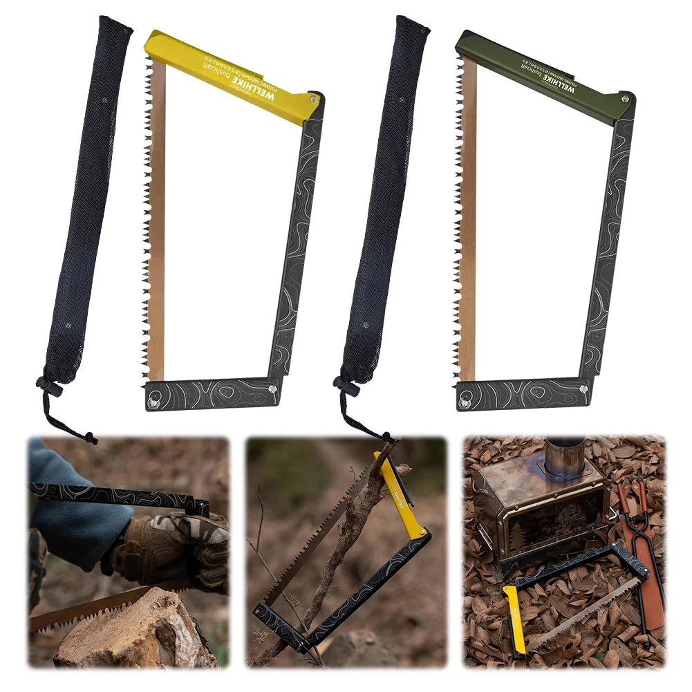 Folding Saw With Storage Bag Aluminum Alloy Camping