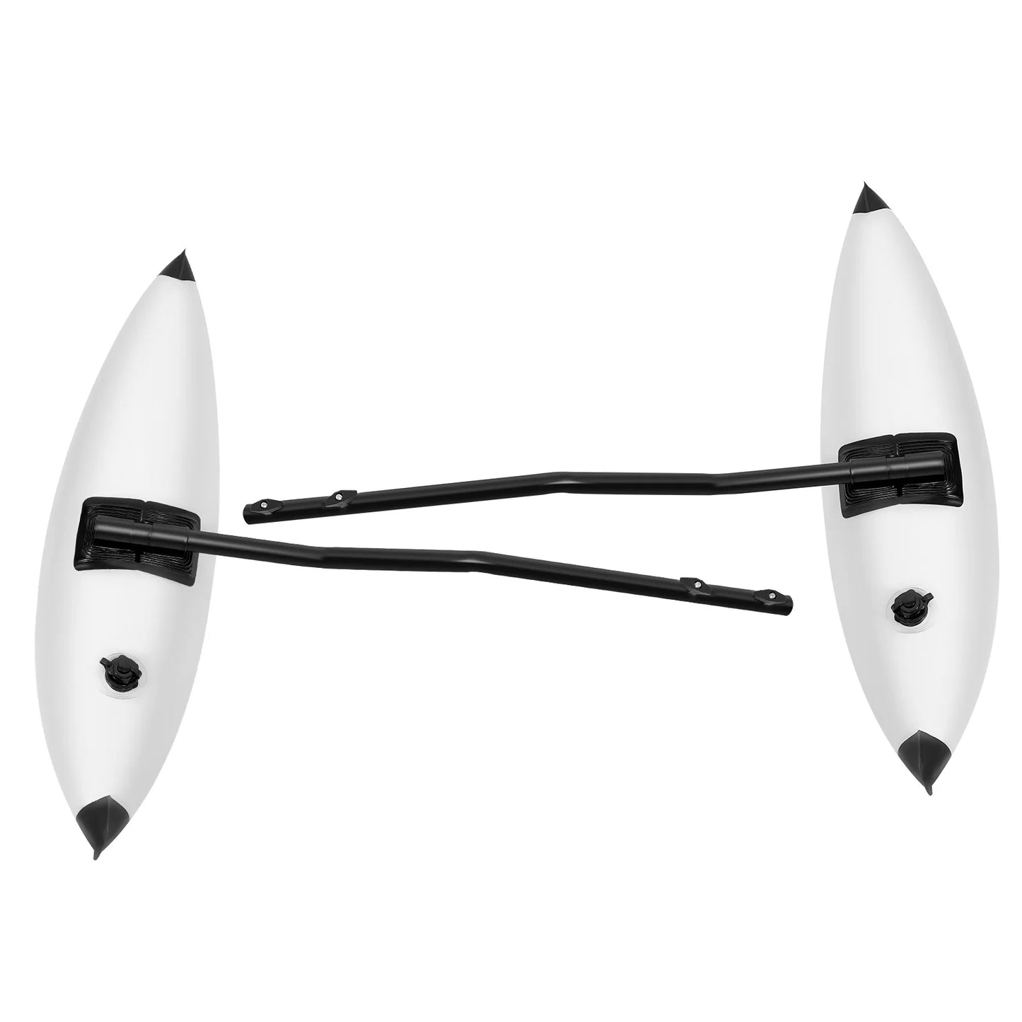 2X PVC Kayak PVC Inflatable Outrigger Float Kayak Canoe Inflatable Outrigger Fishing Boat Stabilizer Lightweight with Sidekick
