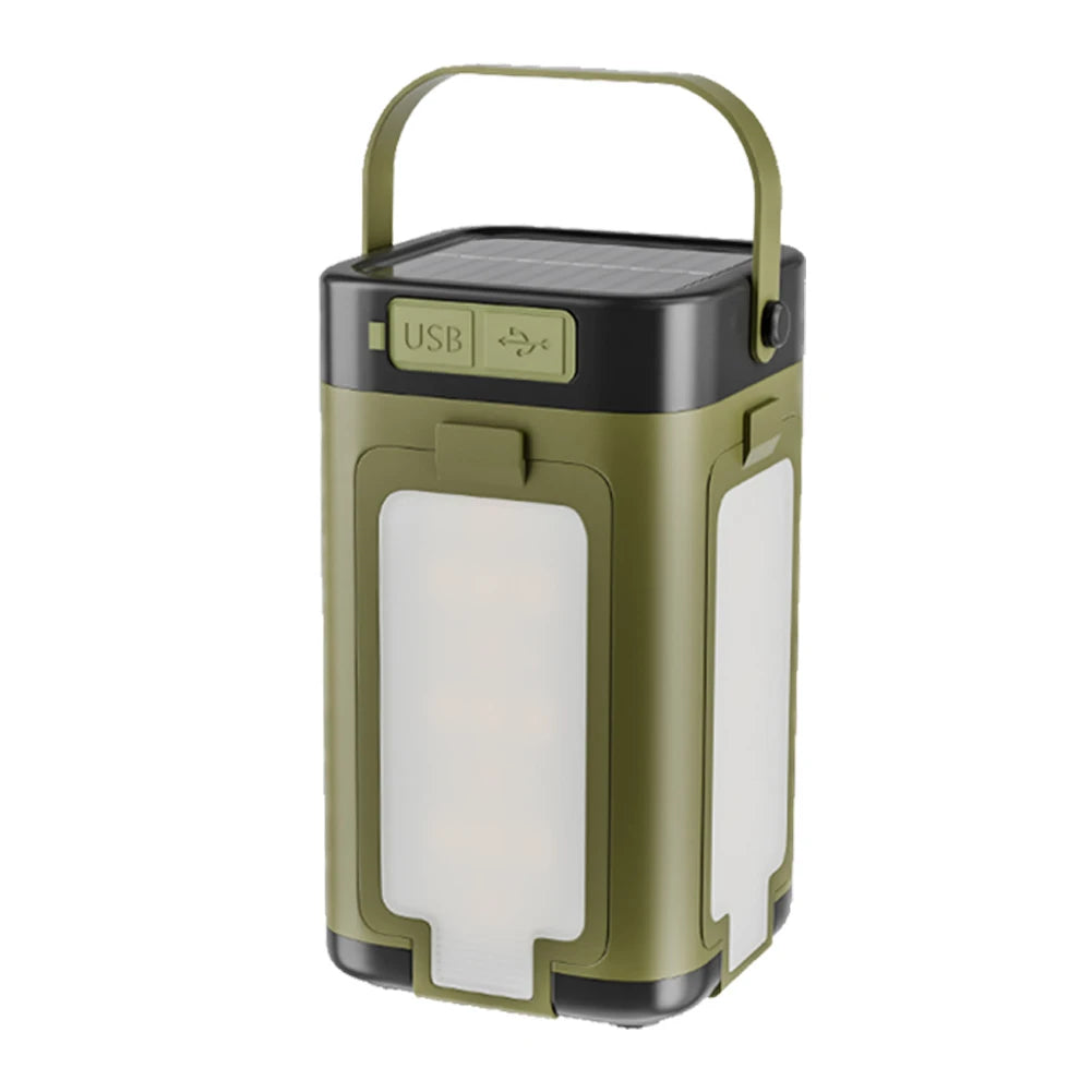 APWIKOGER Rechargeable Solar Camping Lantern Power Bank
