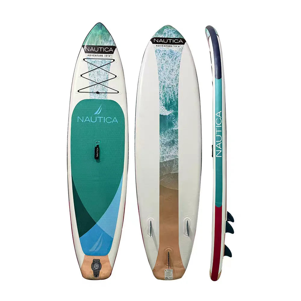 Thickened Double-layer Stand-up Paddle Board Inflatable Surfing Board Stable Outdoor Water Sports Family Camping Travel Gear