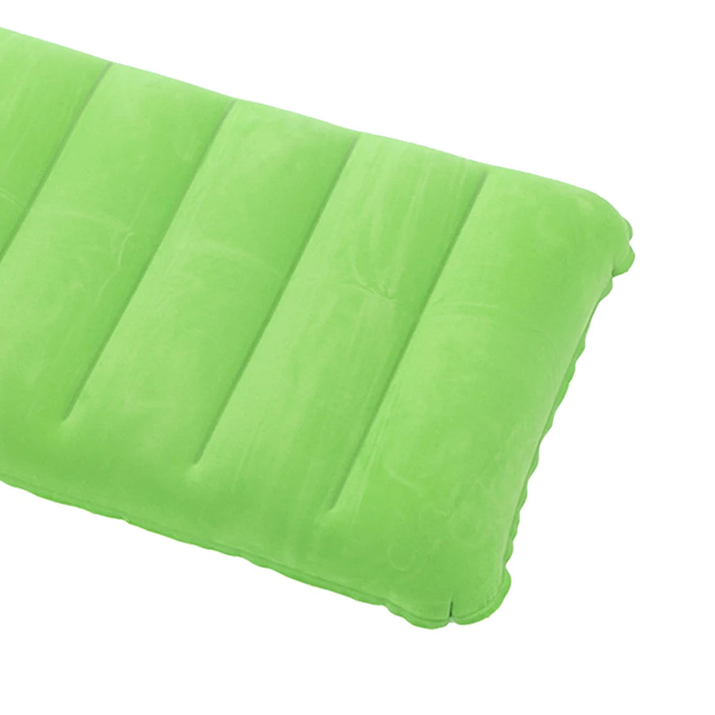 47x30cm Inflating Pillows Portable Camping Cushion Pillow Comfortable Ergonomic for Neck & Lumbar Support