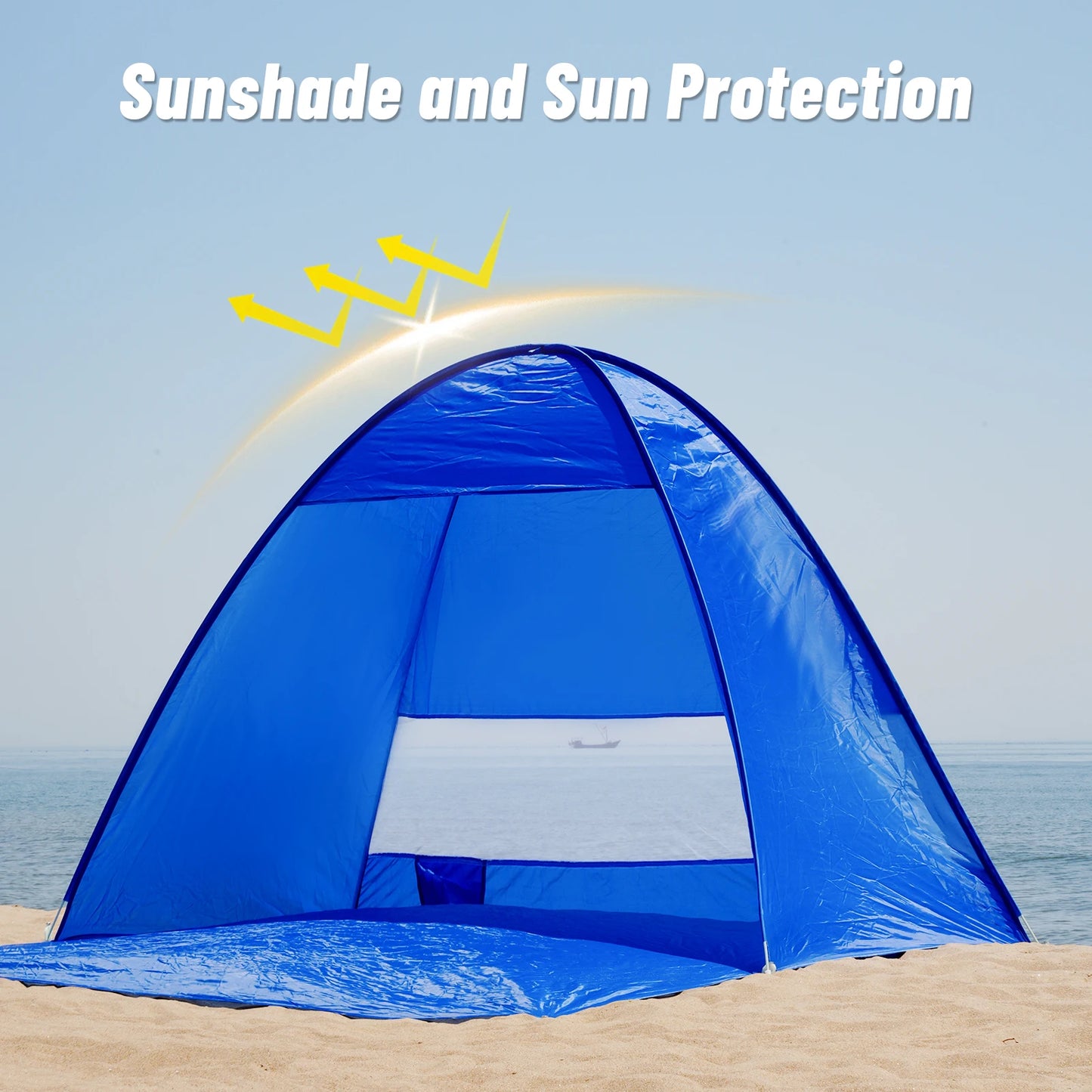 Pakicetus Pop Up Beach Tent Compact Folding for Camping