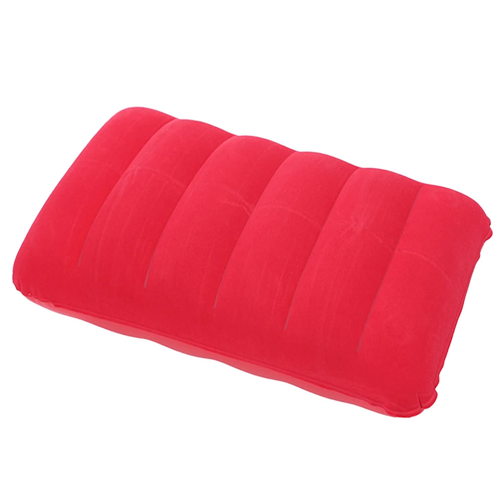 47x30cm Inflating Pillows Portable Camping Cushion Pillow Comfortable Ergonomic for Neck & Lumbar Support