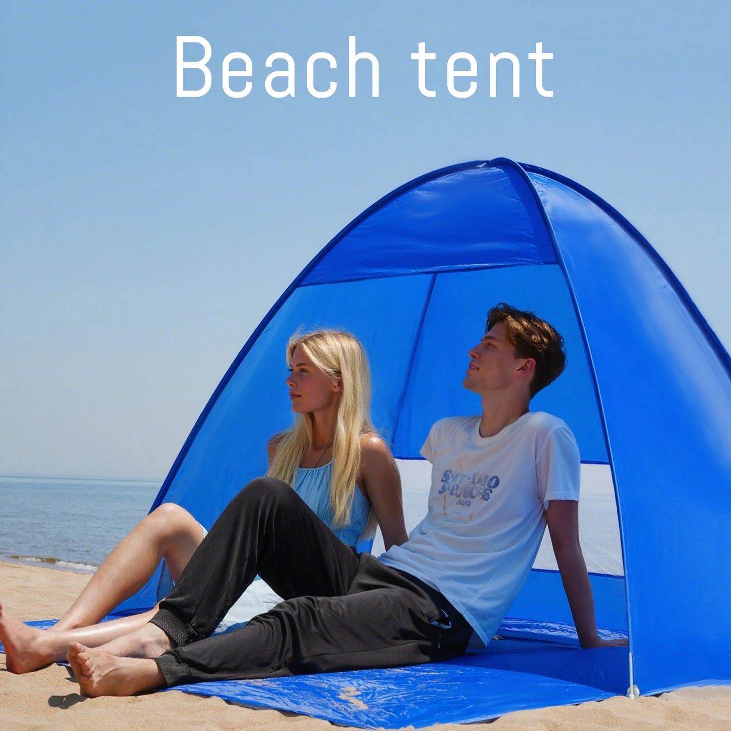 Pakicetus Pop Up Beach Tent Compact Folding for Camping