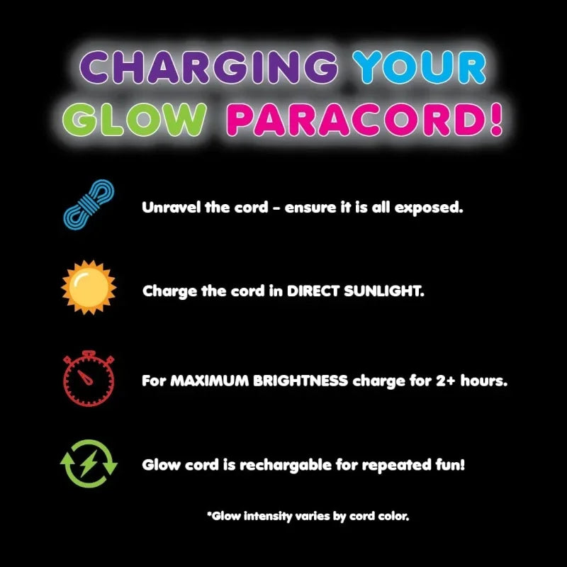 Luminous Rope 9 Strands 4mm Paracord Nylon 550 Tent Cord Outdoor Parachute Lanyard Camping Survival EDC Glow In The Dark