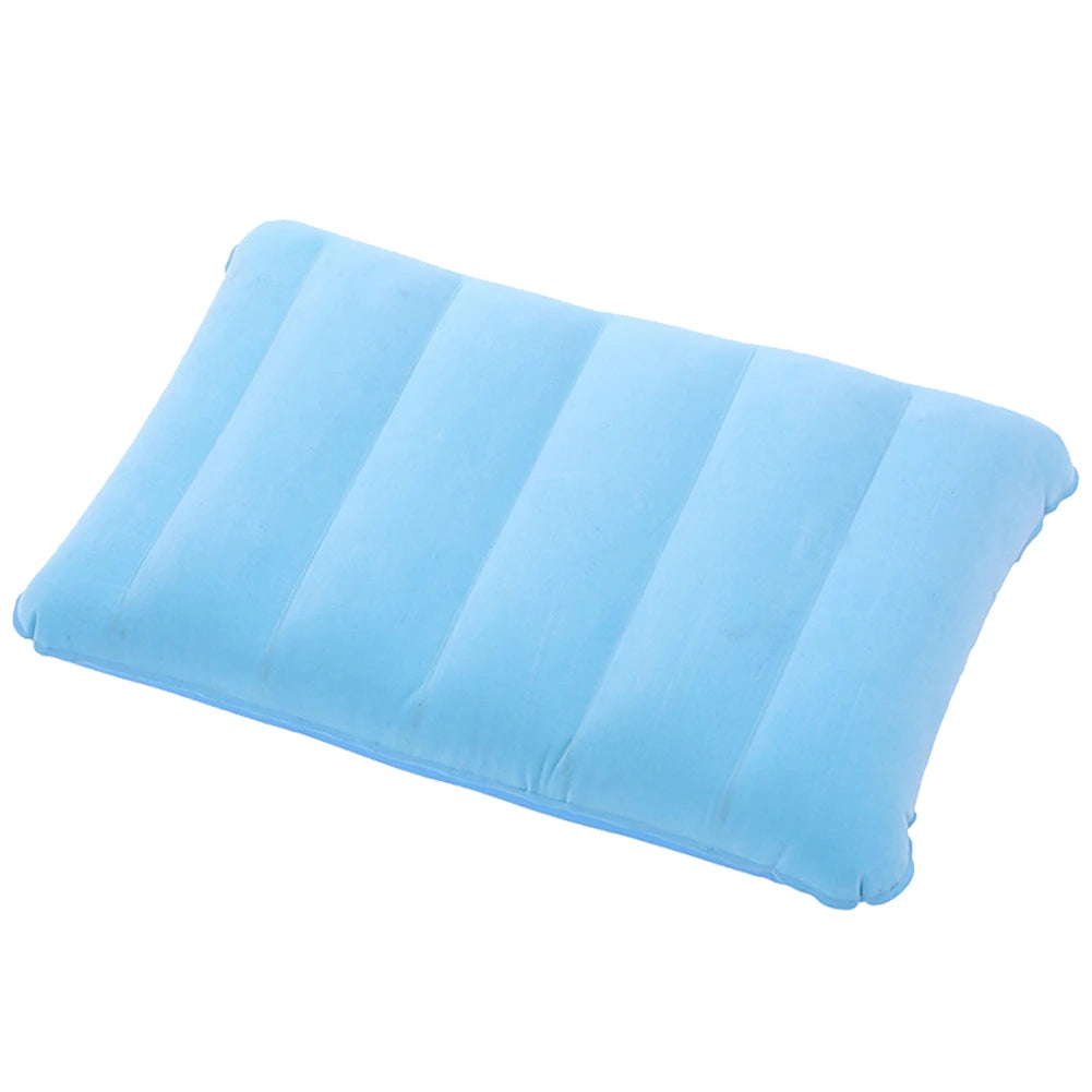 47x30cm Inflating Pillows Portable Camping Cushion Pillow Comfortable Ergonomic for Neck & Lumbar Support