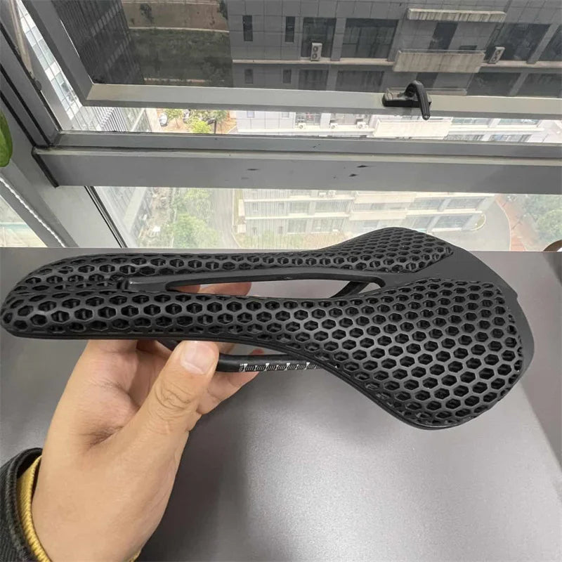 3D Printed Bicycle Saddle Ultralight 140g Carbon Saddle 250x140mm Bike Seating for MTB Gravel Road Bike Seat Cycling Parts