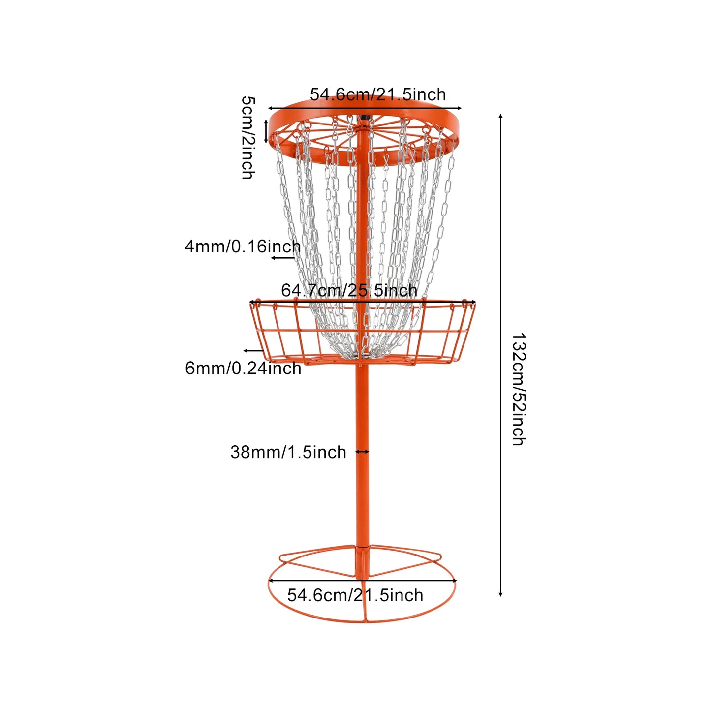 Disc Golf Basket Training Target for Backyard Practice