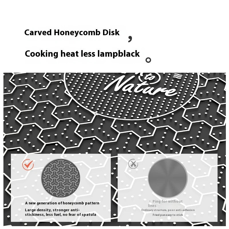 Naturehike Camping Grill Pan Stainless Steel Thick Bottom Honeycomb Plate Design Outdoor Picnic Cookware Grill Pan With Handle