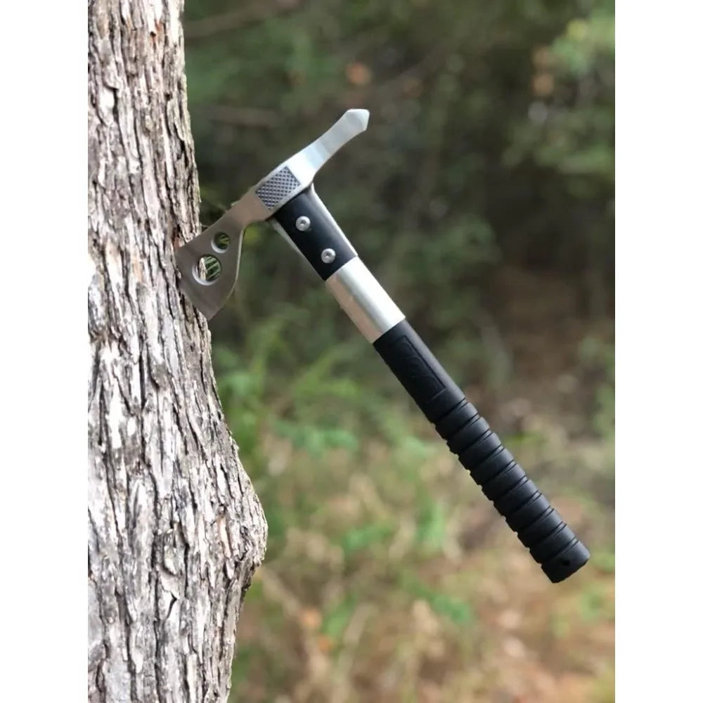 FastHawk Polished Tomahawk Tactical Axe With Sheath For Throwing