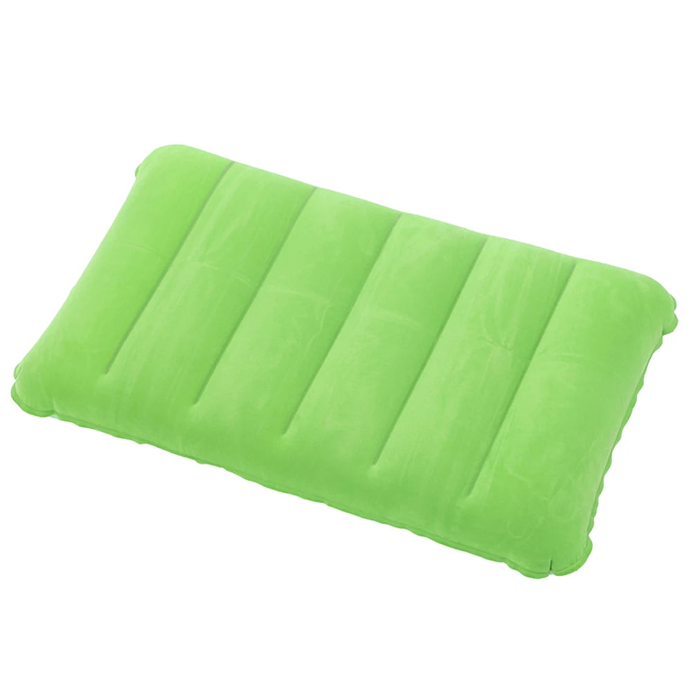 47x30cm Inflating Pillows Portable Camping Cushion Pillow Comfortable Ergonomic for Neck & Lumbar Support