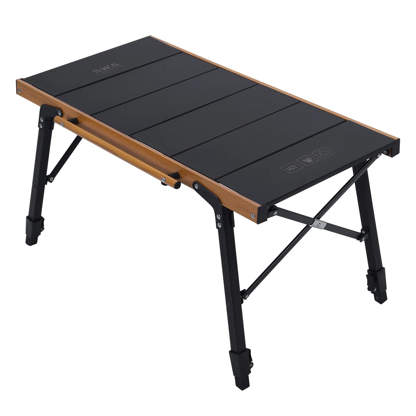 Folding IGT Camping Table with Storage Bag Aluminum IGT Camp Table for Outdoor Barbecue Cooking Travel Picnic