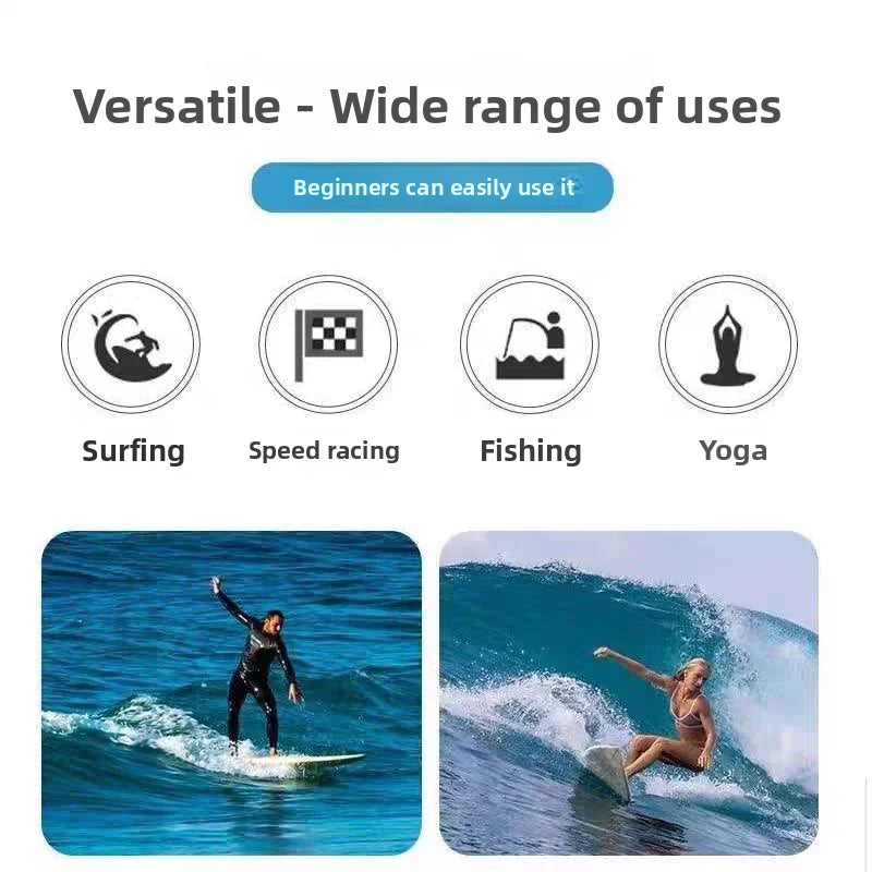 Thickened Double-layer Stand-up Paddle Board Inflatable Surfing Board Stable Outdoor Water Sports Family Camping Travel Gear