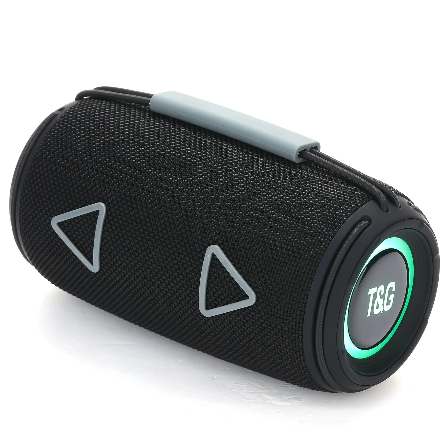 TG657 Portable Wireless Outdoor Speaker,16W HD Stereo Sound,Colorful RGB LED Lights,1500mAh Rechargeable Battery,Hands-Free Call,TWS Pairing,Multi-Mode Playback,Waterproof Outdoor Bluetooth Speaker