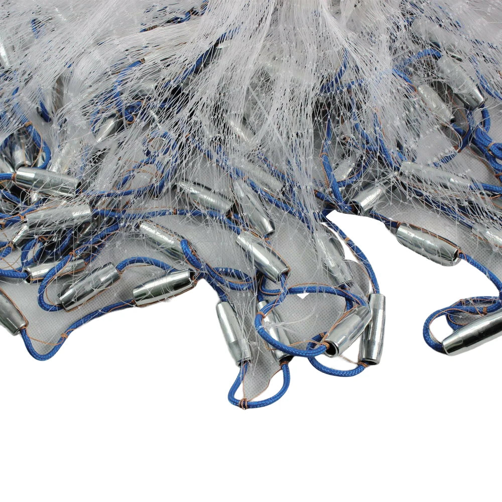 Nylon Monofilament&Steel&Copper Fishing Cast Net Cast Net with Sinker 14 Ft Fishing Cast Net