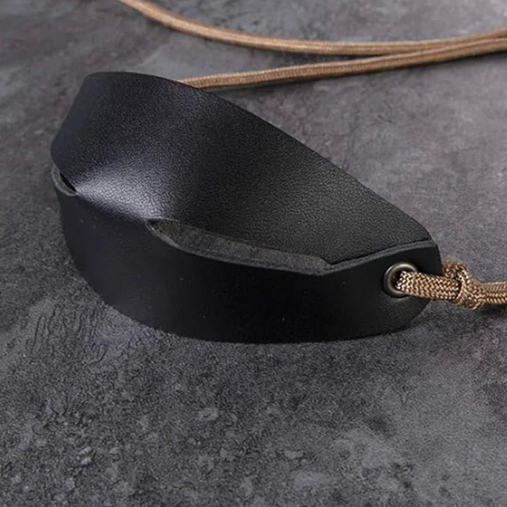 Handmade Leather Shepherd Sling Leather Throwing Sling Old-Fashioned Slingshot Hiking Hunting Accessories