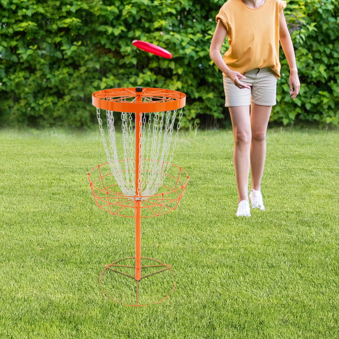 Disc Golf Basket Training Target for Backyard Practice
