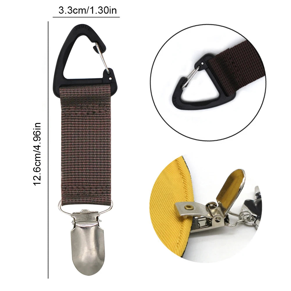 Hat Keeper Clip Universal Portable Hat Keeper Clip Canvas Lightweight Storage Accessories Travel Outdoor Practical Gadgets