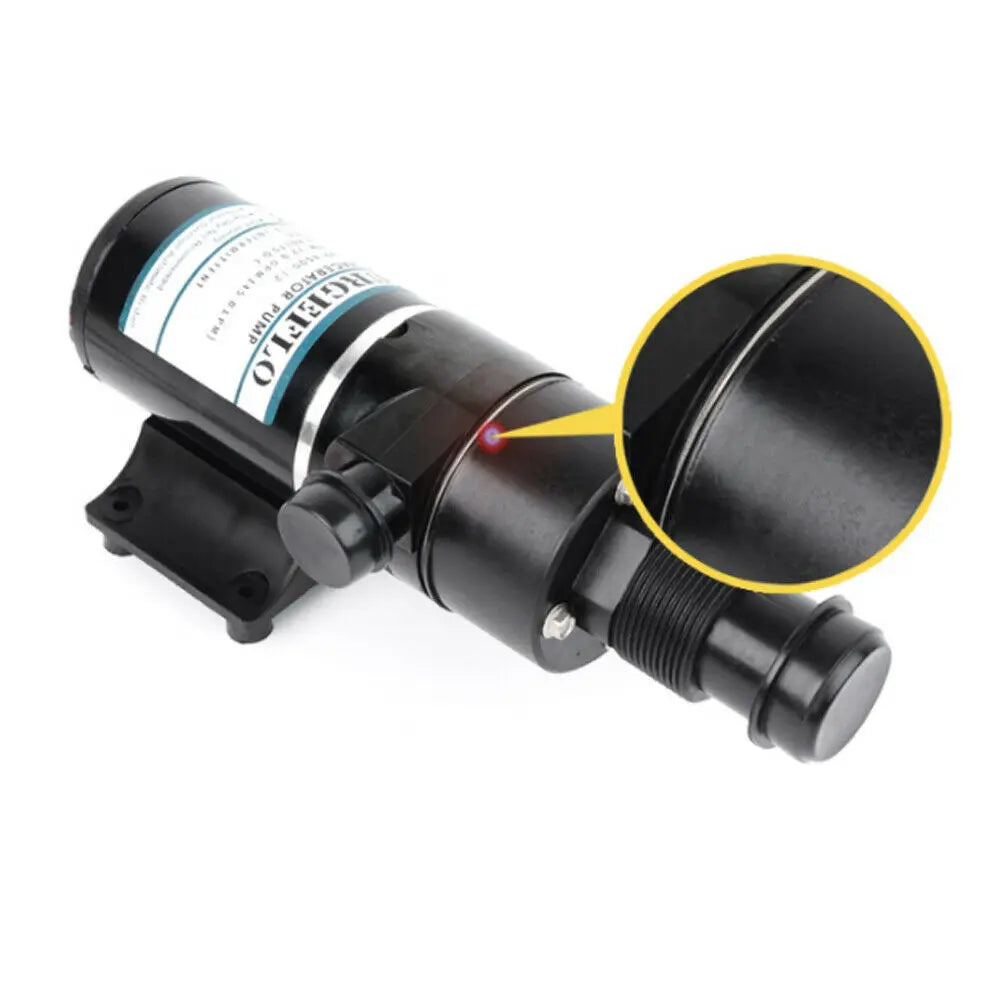 Toilet Water Pump, RV Macerator Waste Pump, Camper MP-4500 12V, Auto Shut-Off Overheat Protection, Motorhome, Caravan