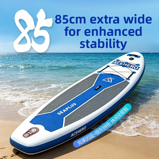 Thickened Double-layer Stand-up Paddle Board Inflatable Surfing Board Stable Outdoor Water Sports Family Camping Travel Gear