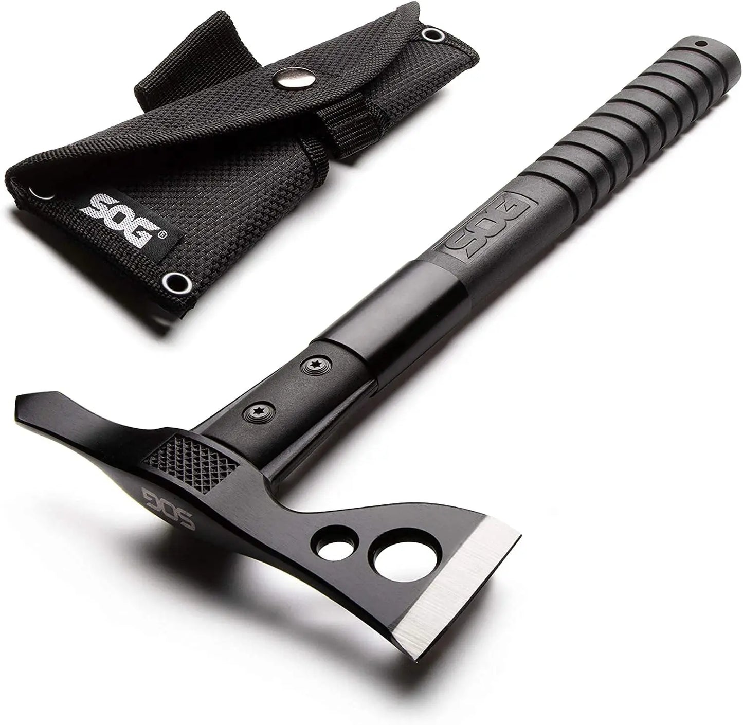 FastHawk Polished Tomahawk Tactical Axe With Sheath For Throwing