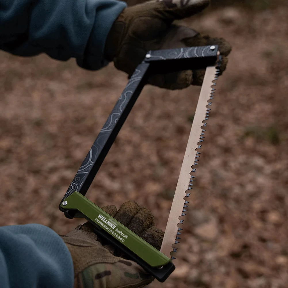 Folding Saw With Storage Bag Aluminum Alloy Camping
