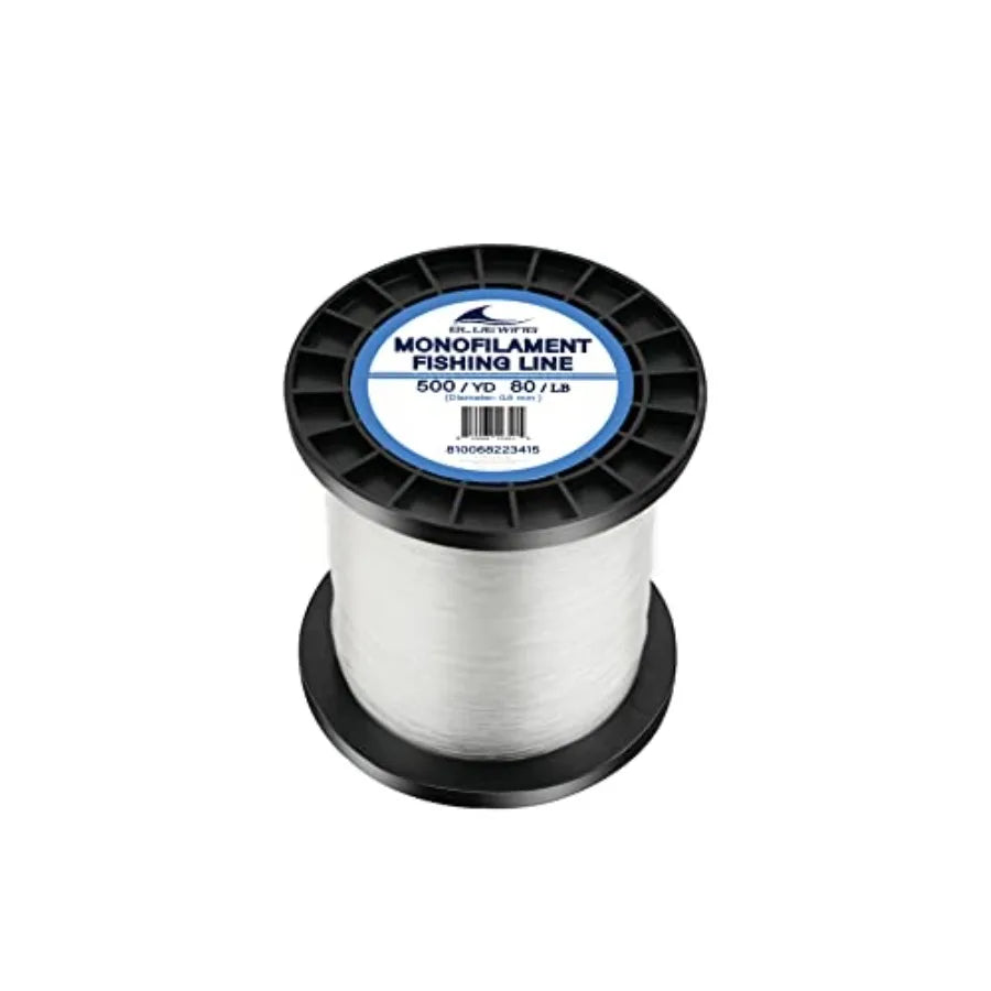 Monofilament Fishing Line Clear Mono Fish Wire Thin Diameter String 6-400 lbs, 50-3000 Yards