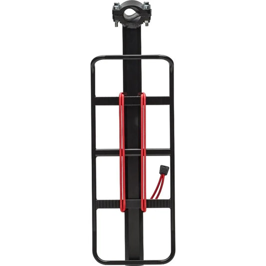 45 lbs. Capacity Lighted Rear Bike Rack, 18 Inches